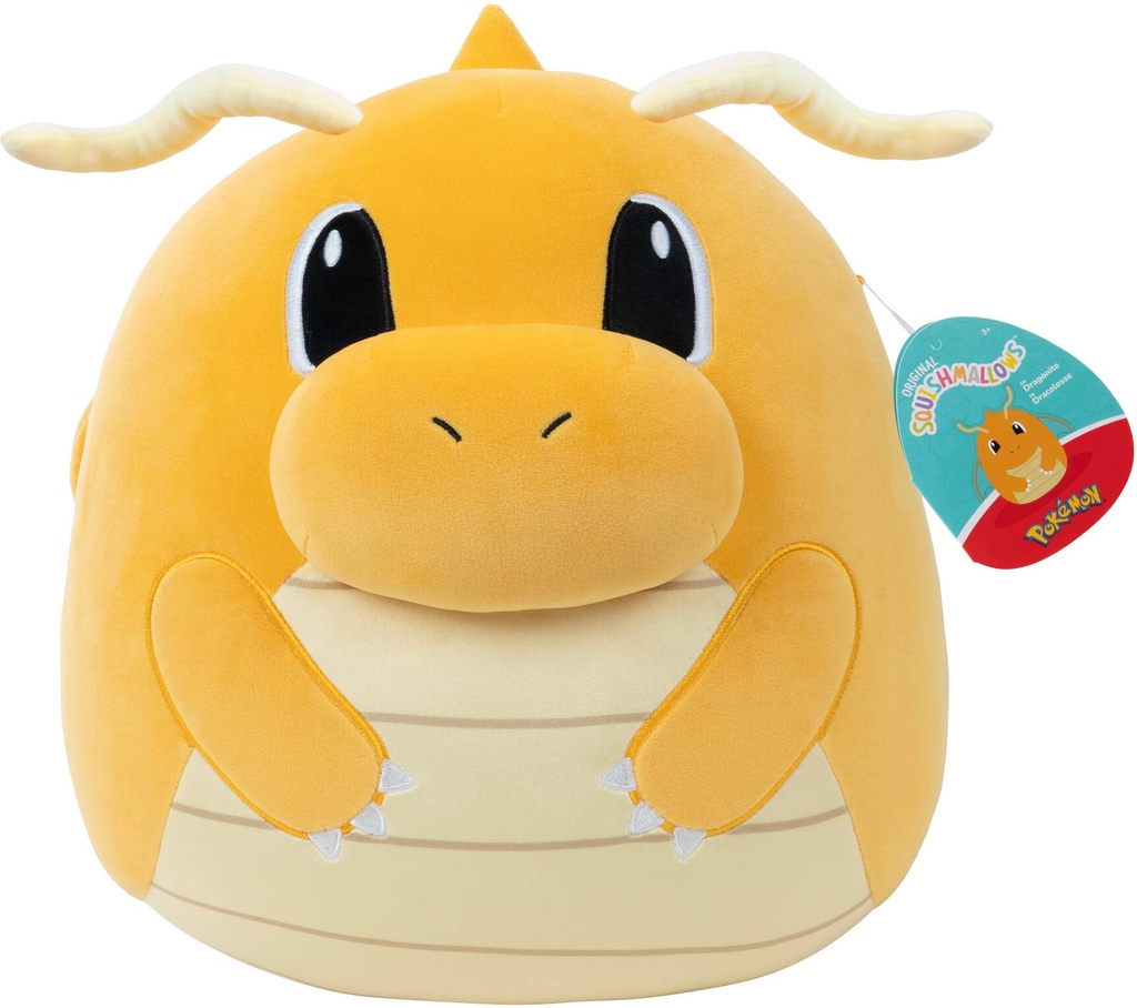 Peluche Squishmallows Pokemon - Dragonite (35 cm)