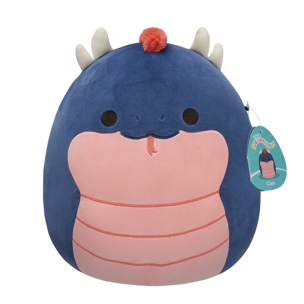 Peluche Squishmallows - Cian Il Basilisco blu (30 cm)