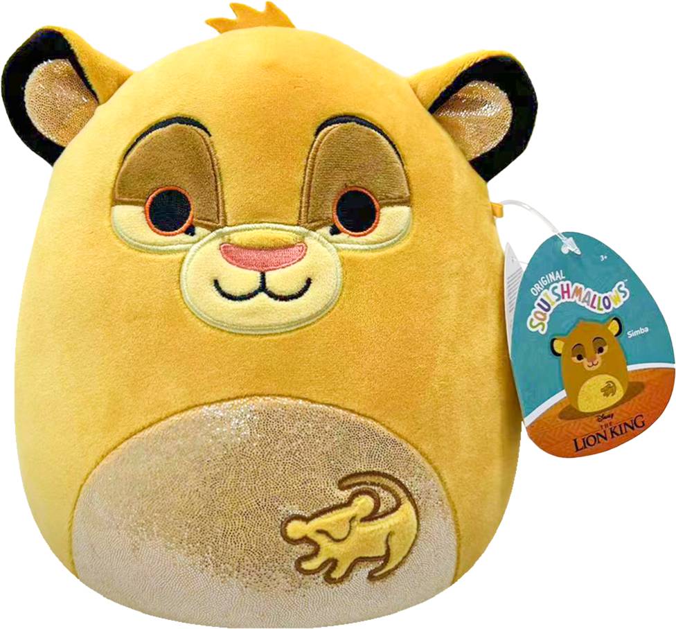 Peluche Squishmallows Disney Lion King - Simba (25 cm)