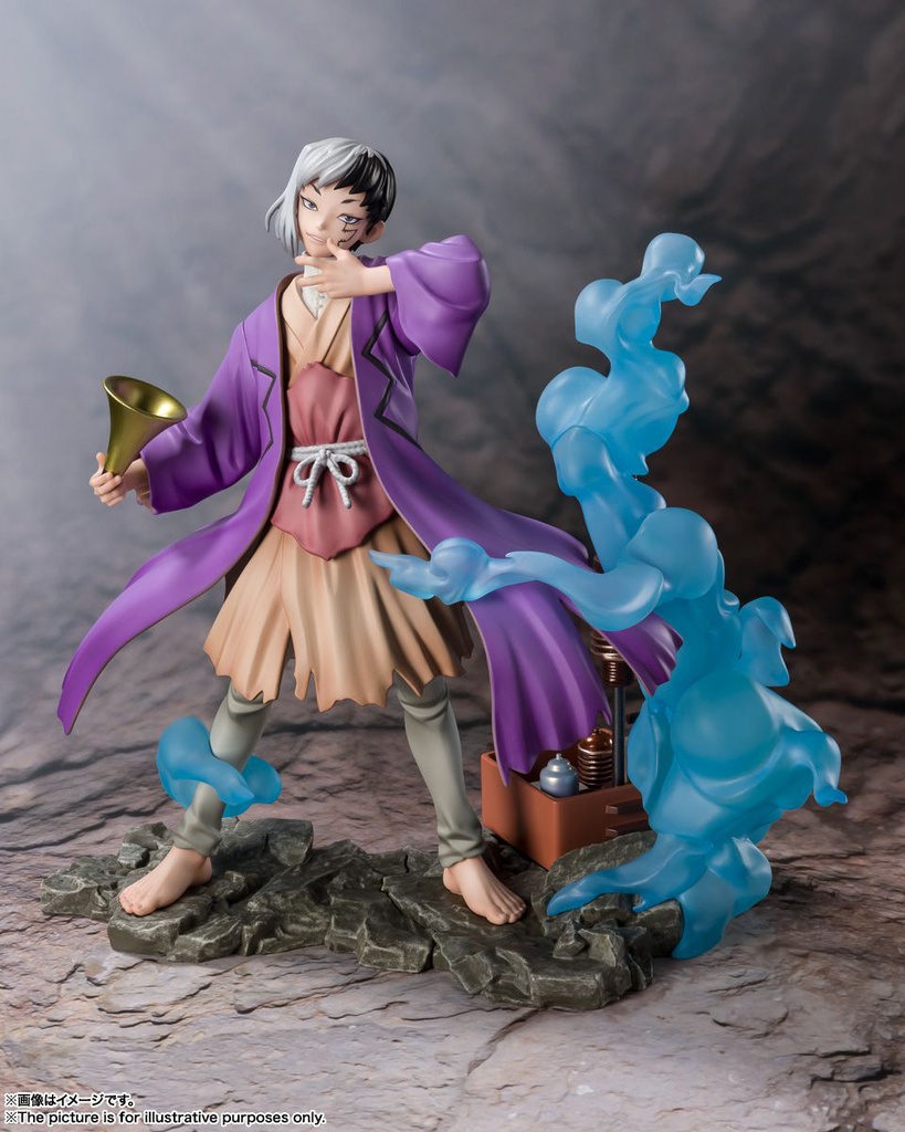 Dr. Stone Statua Gen Asagiri FiguartsZERO 18 Cm BANDAI