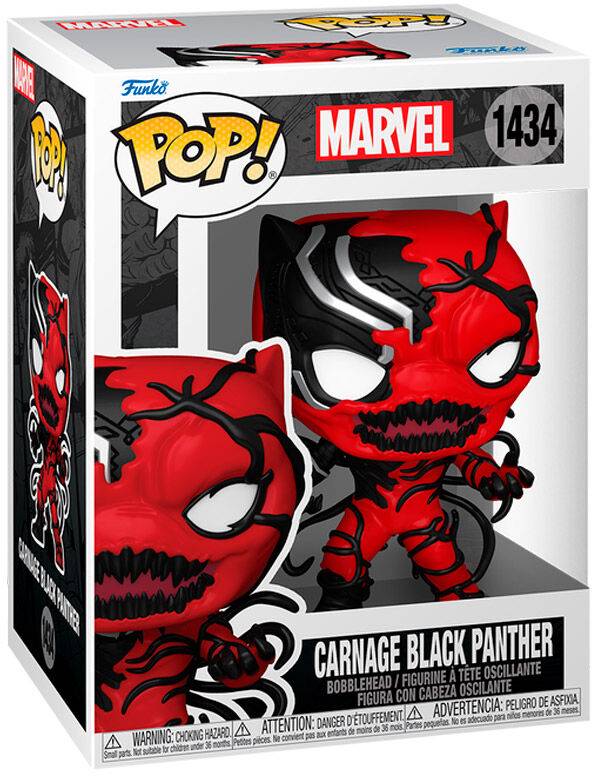 Funko Pop! Marvel - Carnage Black Panther (9 cm)