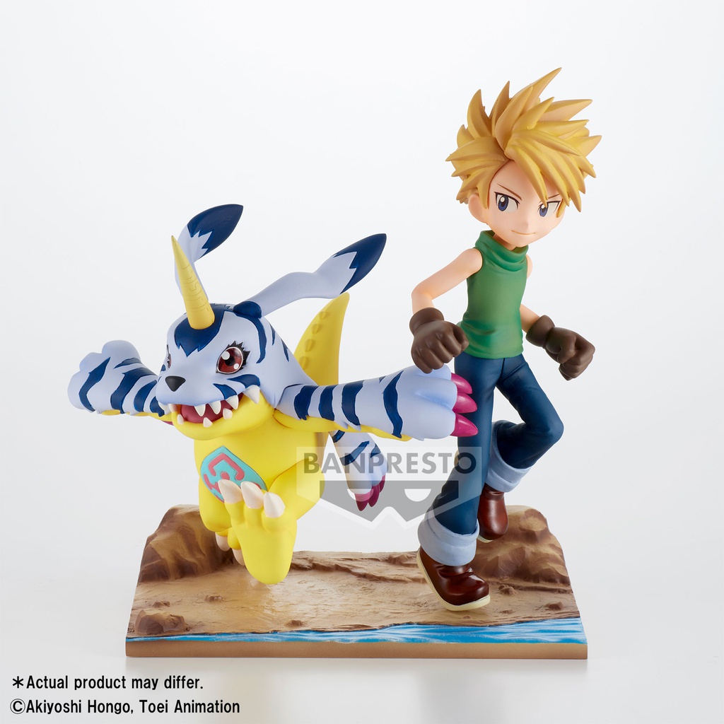 Digimon Adventure Figure Yamato e Gabumon 15 Cm BANPRESTO