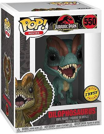 Funko Pop! Jurassic Park - Dilophosaurus (Chase Edition, 9 cm)