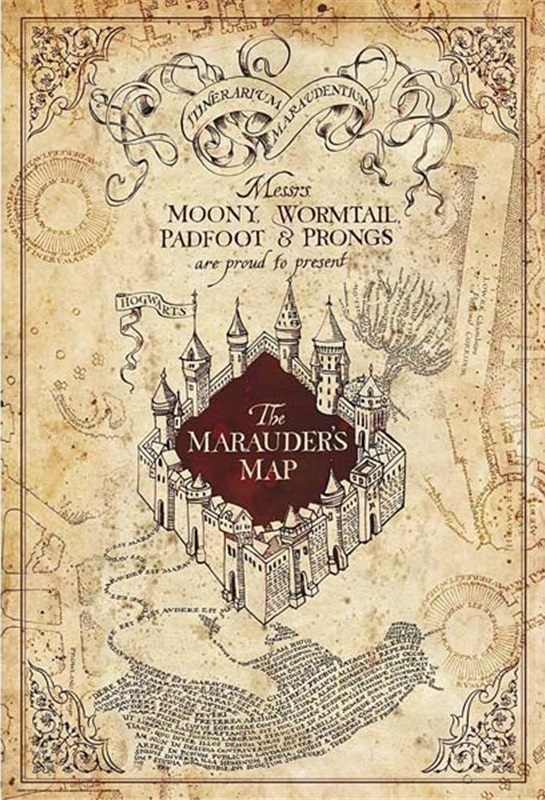 Poster Harry Potter - Marauder's Map