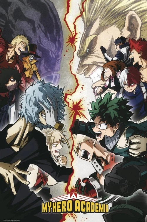 Poster My Hero Academia - Heroes Vs. Villains