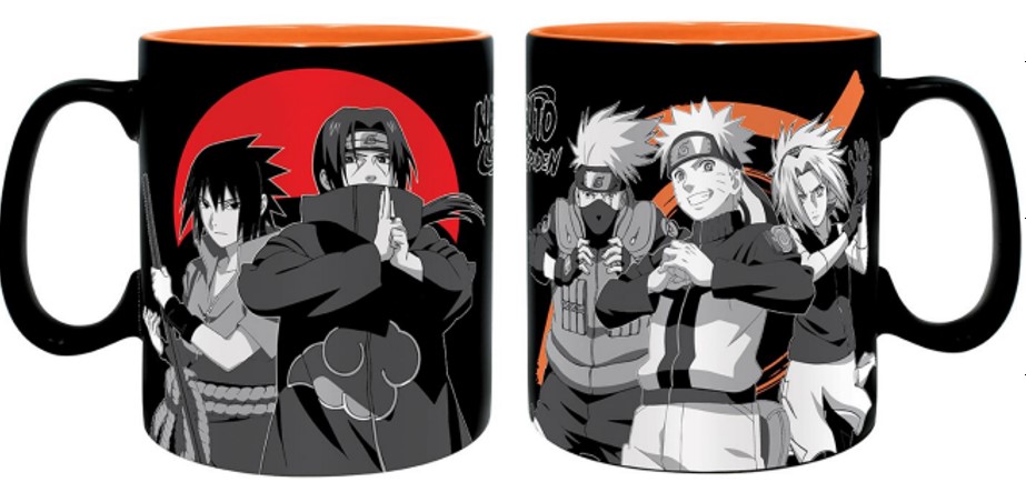 Tazza Naruto Shippuden - Naruto, Sakura, Kakashi, Sasuke & Itachi