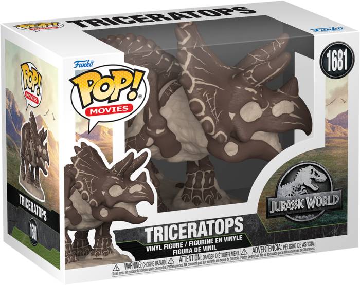 Funko Pop! Jurassic World - Triceratops (9 cm)