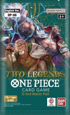 Carte One Piece - OP-08 Two Legends (Busta 12 Carte, EN)