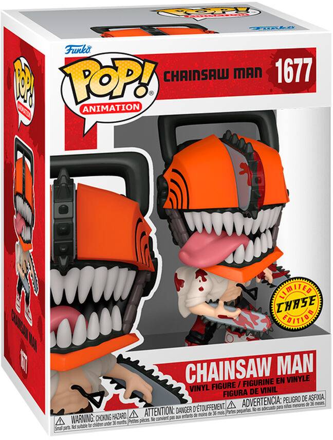 Funko Pop! Chainsaw Man - Chainsaw Man (Chase Edition, 9 cm)