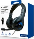 Cuffie Wired Stereo Headset (Nera, PS4, PS5)