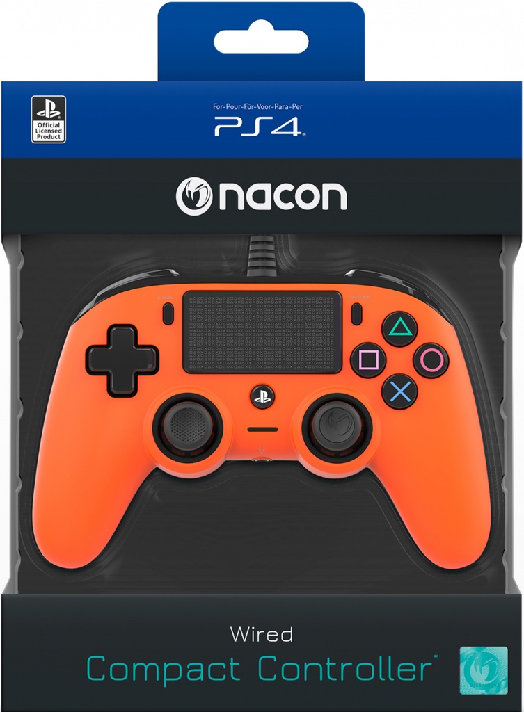 Nacon Wired Compact Controller (Arancione)