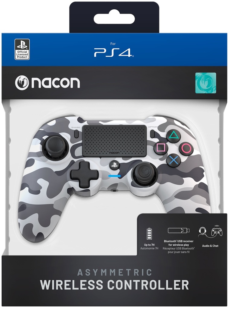 Nacon Asymmetric Wireless Controller (Camogrey, PS4, PC)