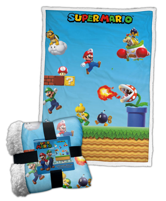 Coperta Sherpa Super Mario