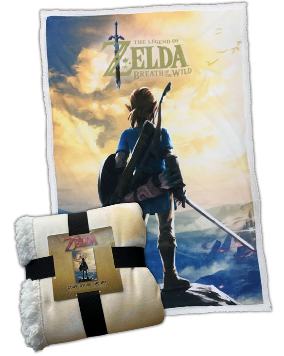 Coperta Sherpa The Legend of Zelda - Breath of The Wild