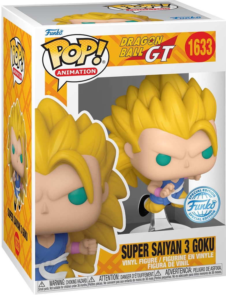 Funko Pop! Dragon Ball GT - Super Saiyan 3 Goku (Esclusiva, 9 cm)