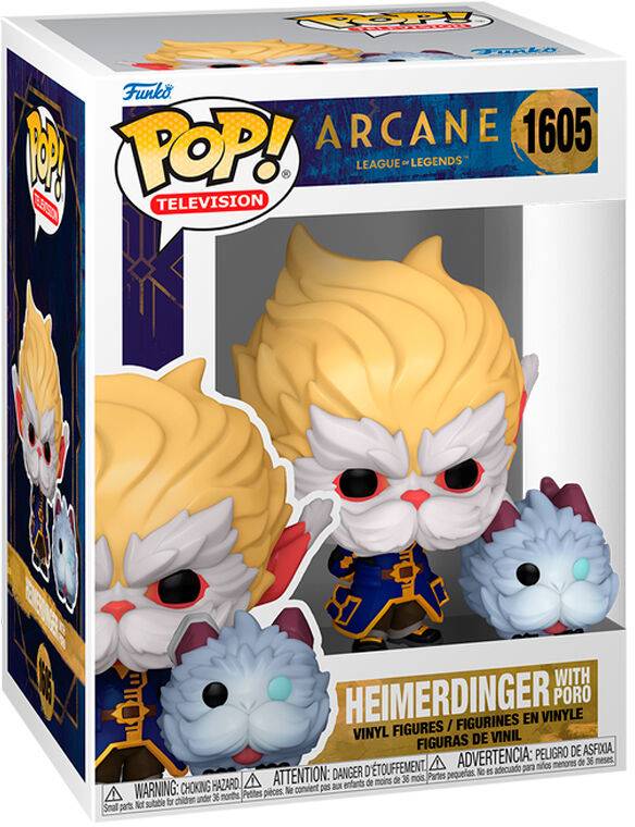 Funko Pop! Arcane League Of Legends - Heimerdinger With Poro (9 cm)