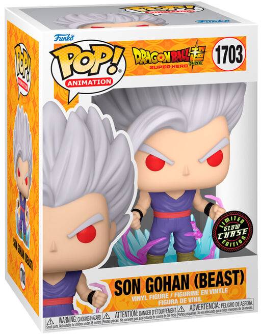 Funko Pop! Dragon Ball Z Super Hero - Son Gohan Beast (Chase Edition, 9 cm)