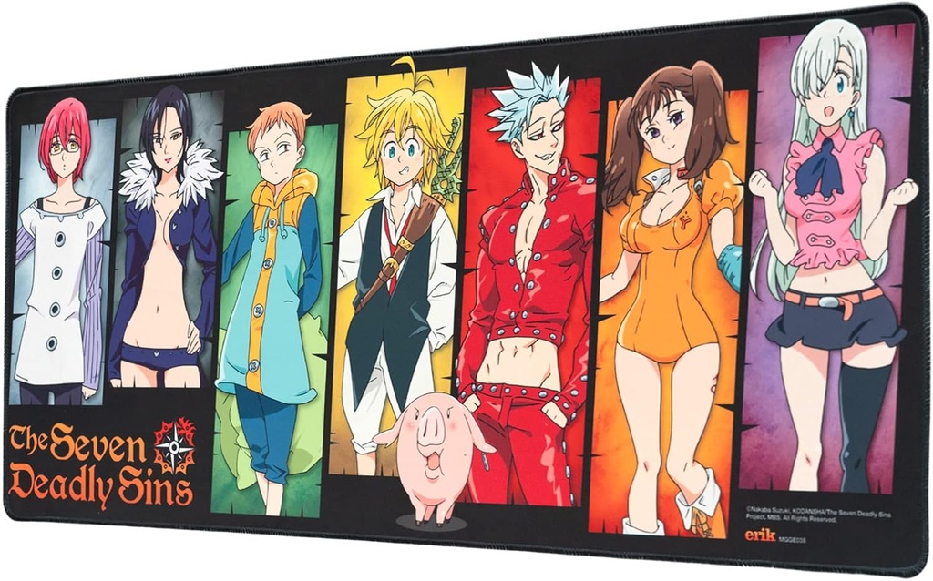 The Seven Deadly Sins - Tappetino per Mouse XL (80 x 35 cm)