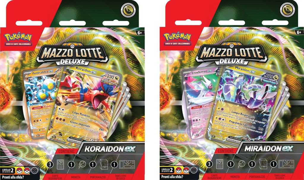 Carte Pokemon - Mazzo Lotte Deluxe Miraidon EX E Koraidon EX (ITA)