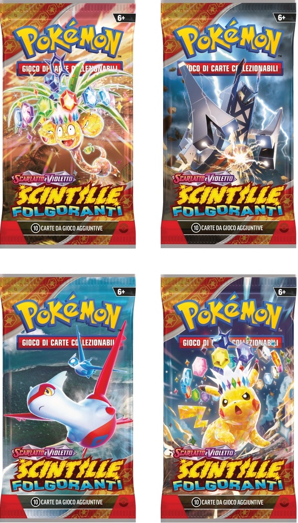 Carte Pokemon - Scarlatto E Violetto Scintille Folgoranti (Busta, Soggetti Vari, ITA)