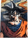 Coperta in Pile Dragon Ball - Goku (130x180cm)