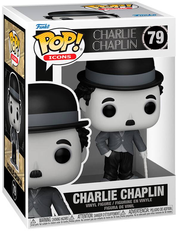 Funko Pop! Icons Charlie Chaplin - Charlie Chaplin (9 cm)