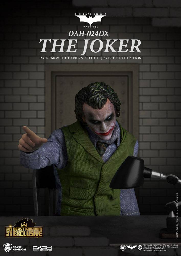 Batman The Dark Knight - The Joker (Dynamic 8ction Heroes Deluxe Version, 21 cm)