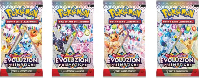 Carte Pokemon - 8.5 Evoluzioni Prismatiche (Bustina Soggetti Vari, ITA)