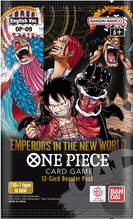 Carte One Piece - OP-09 Emperors In The New World (Busta 12 Carte, EN)