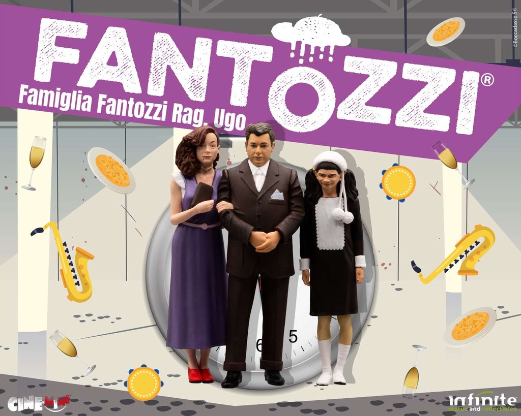 Fantozzi - Famiglia Fantozzi Rag Ugo (Cinemini, 10 cm)