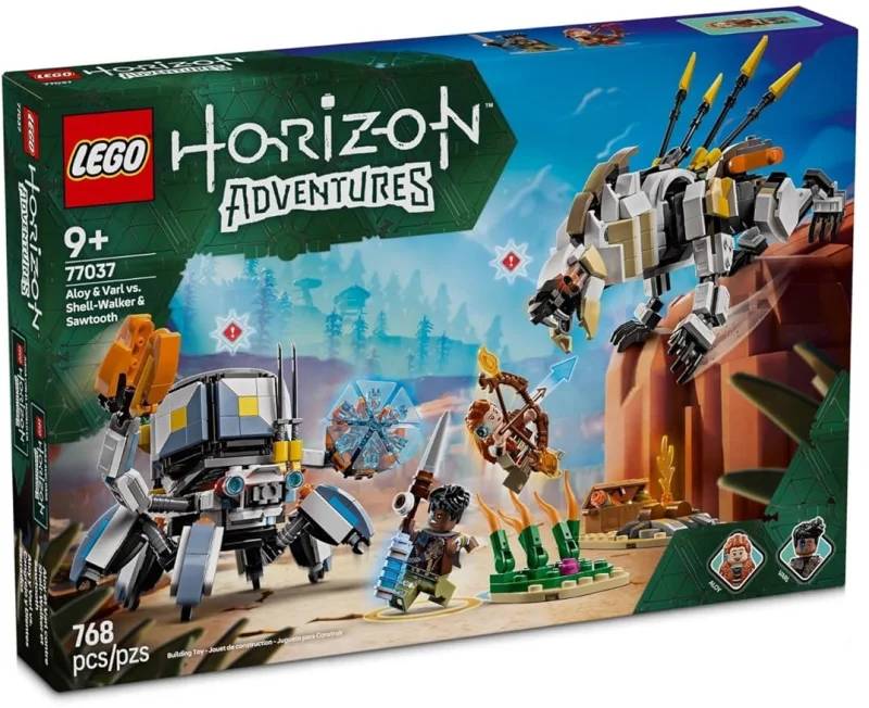 Lego Horizon - Aloy e Varl contro Arcapode e Secodonte