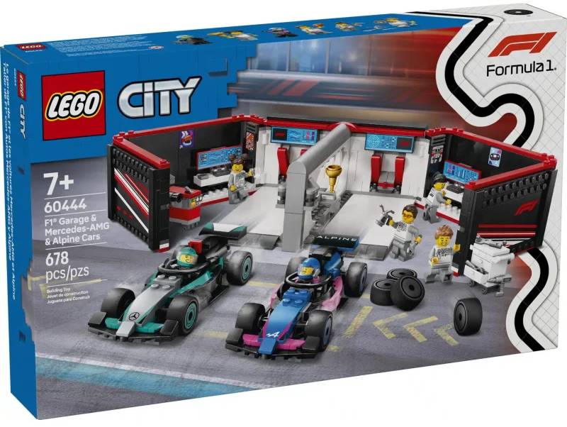 Lego City - Garage With Mercedes And Alpine Vehicles