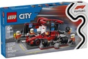 Lego City - Pitstop e meccanici con monoposto Ferrari F1