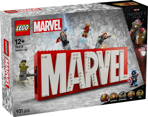 Lego Super Heroes - Logo e Minifigure MARVEL