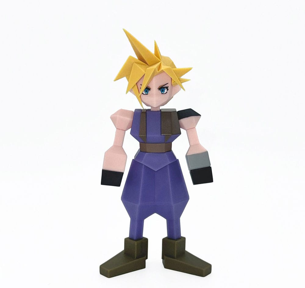 Final Fantasy VII - Cloud Strife (Polygon, 15 cm)