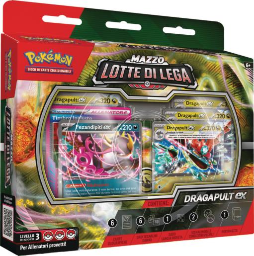 Carte Pokemon - Lotte Di Lega Dragapult ex (Mazzo, ITA)