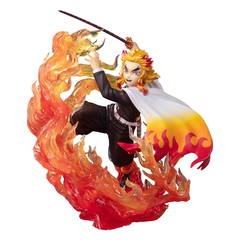 BANDAI Kyojuro Rengoku Flame Breathing Demon Slayer FiguartsZERO 18 cm Figure