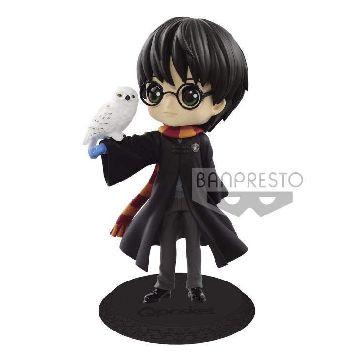 Q Posket Harry Potter - Harry With Hedwig (Versione A, 14 cm)