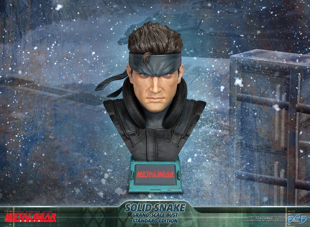 Metal Gear Solid Statua Solid Snake Busto Scaled 31 Cm FIRST4Figures