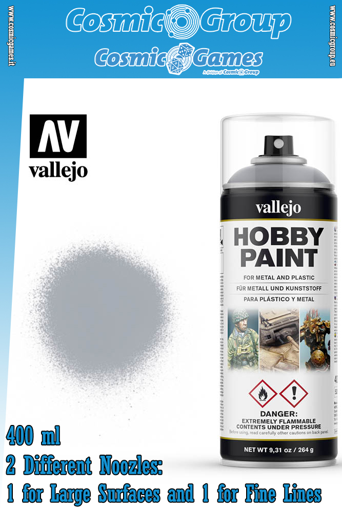 VALLEJO Argento Color Primer 400ml SprayVALLEJO