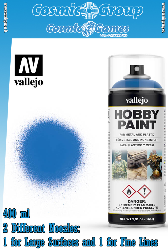 VALLEJO Blu Color Primer 400ml Spray
