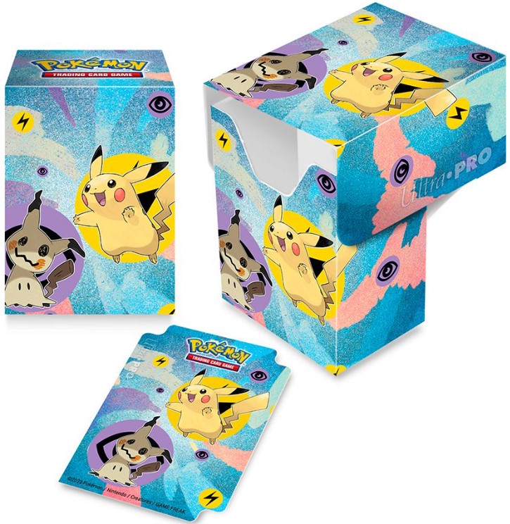 Porta Mazzo Pokemon - Pikachu E Mimikyu