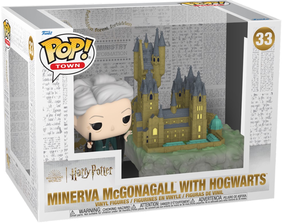 Funko Pop! Harry Potter - Minerva McGonagall With Hogwarts (9 cm)
