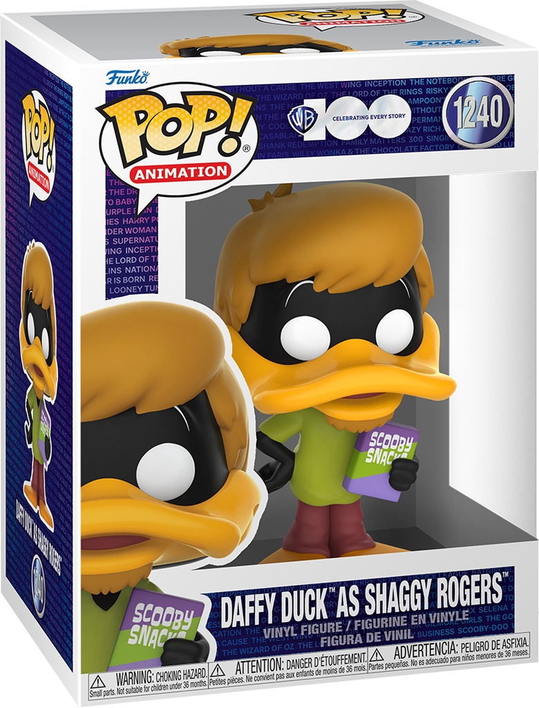 Funko Pop! WB 100 - Daffy Duck As Shaggy Rogers (9 cm)