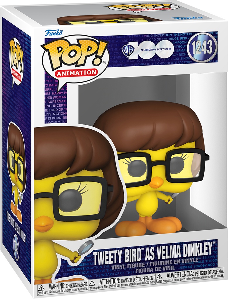 Funko Pop! WB 100 - Tweety Bird As Velma Dinkley (9 cm)