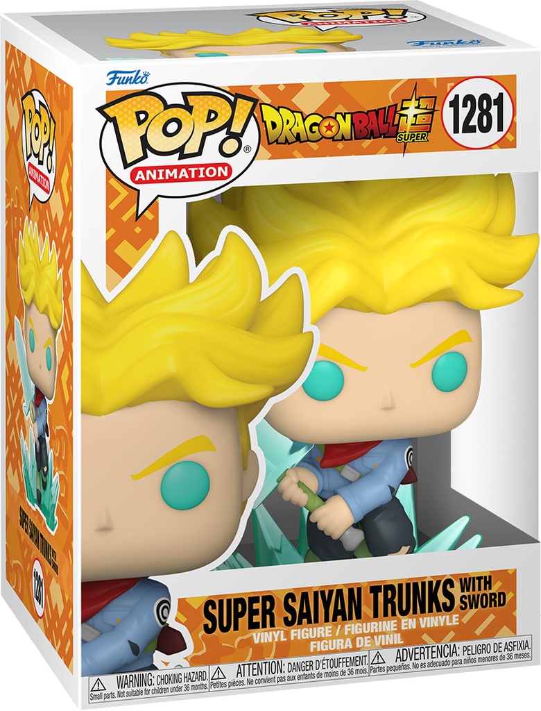 Funko Pop! Dragon Ball Super - Super Saiyan Trunks (With Sword, 9 cm)
