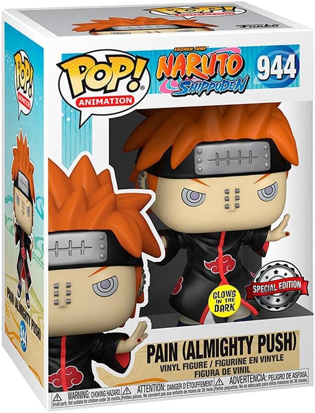 Funko Pop! Naruto Shippuden - Pain (Almighty Push, Glows In The Dark, 9 cm)