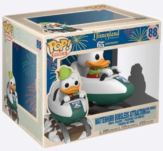 Funko Pop! Disneyland 65Th Anniversary - Matterhorn Bobsleds Attraction And Donald Duck