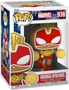 Funko Pop! Marvel - Gingerbread Captain Marvel (9 cm)