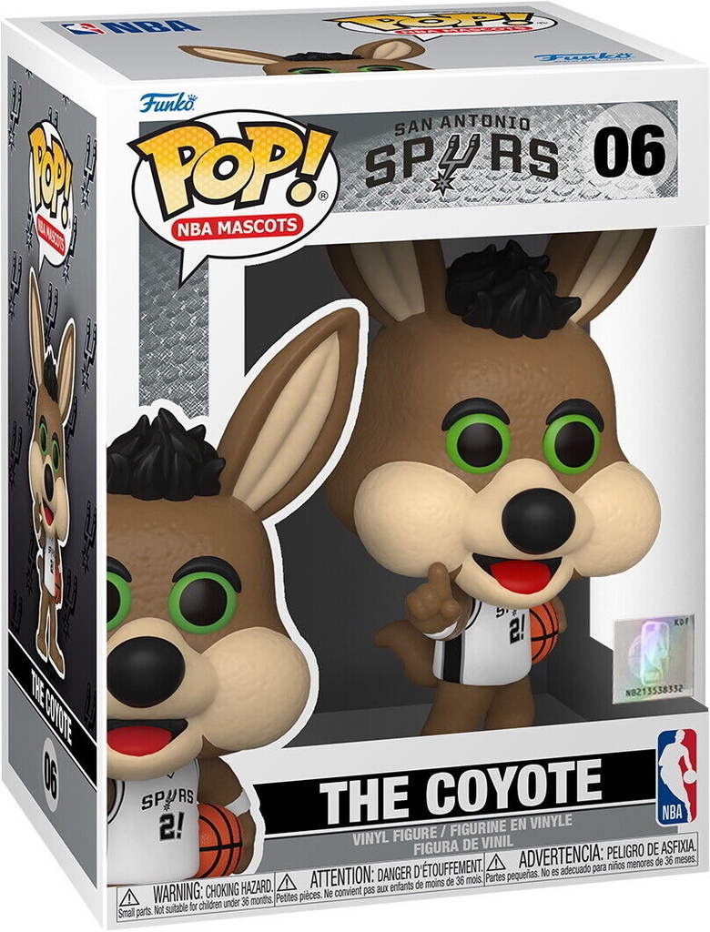 Funko Pop! NBA MASCOTS San Antonio Spurs - The Coyote (9 cm)